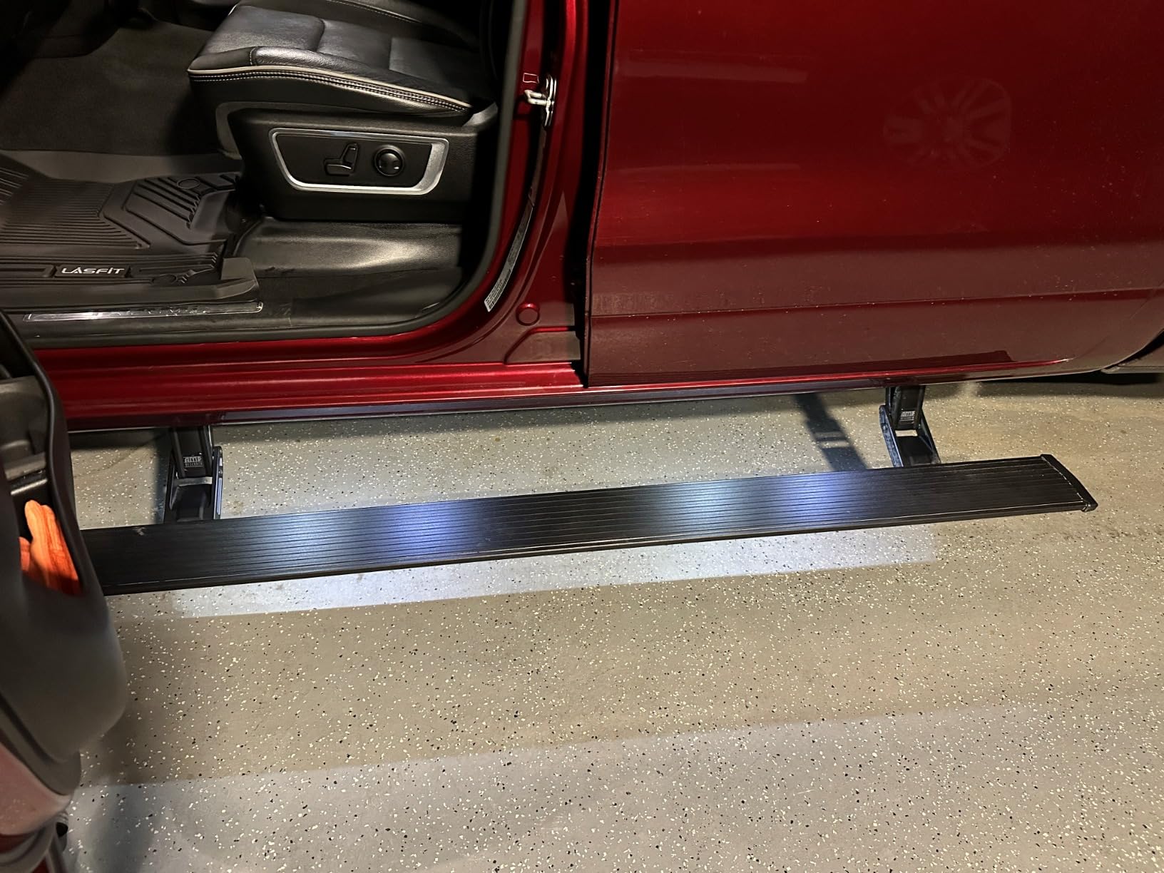 RealTruck AMP Research PowerStep Plug-N-Play Retractable Electric Truck Steps with LED Step Lights | Fits 2019 - 2024 RAM 1500 | 76240-01A customer photo 1