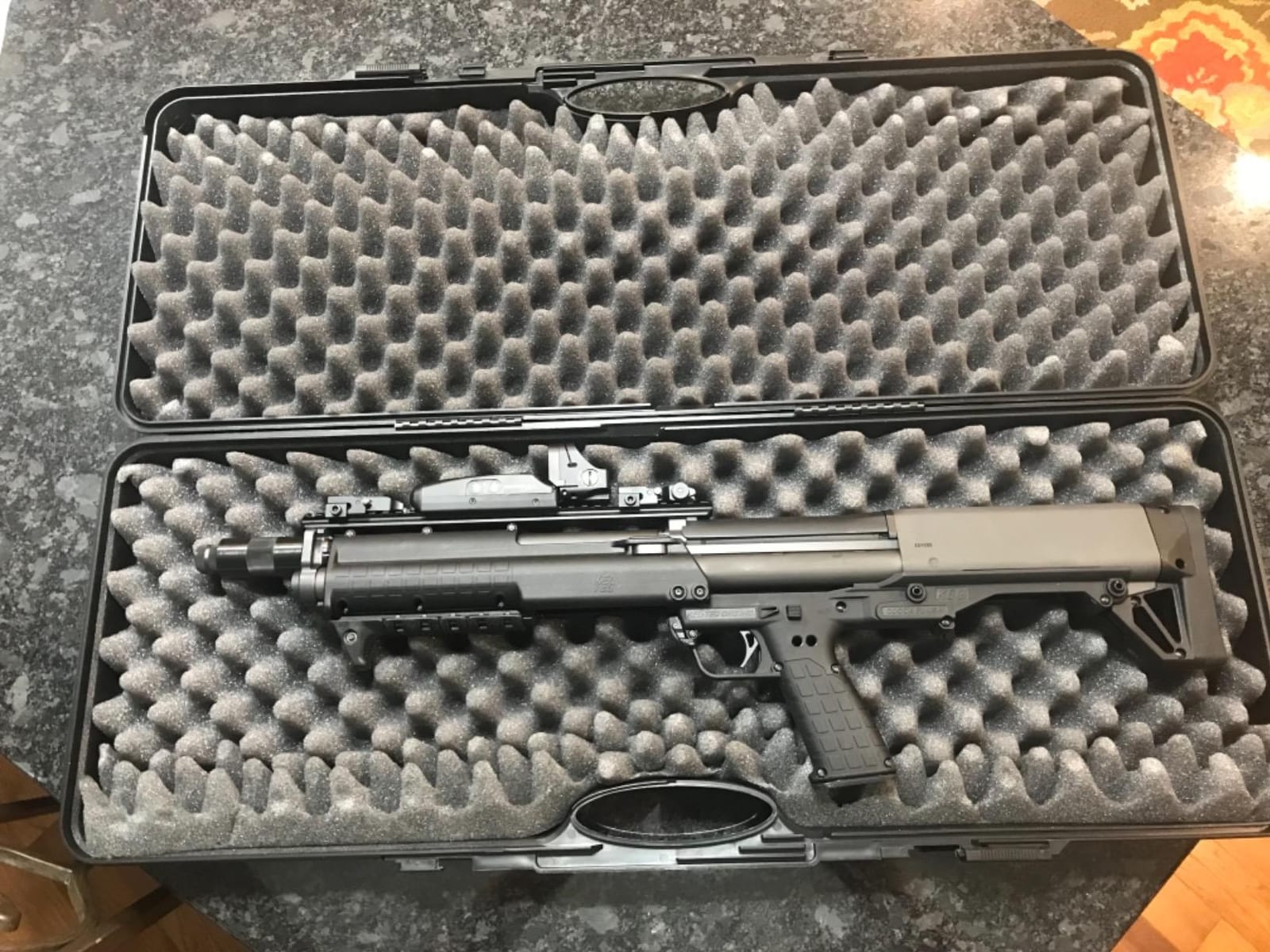 Merdia Gun Case Precision Hard Locking Rifle Cases Ultra Protective Case Intensive Convoluted Foam Shot Gun Case | AR Accessories | Rifle Bag | Hard Gun Cases for Rifles | Shotgun Case customer photo 2