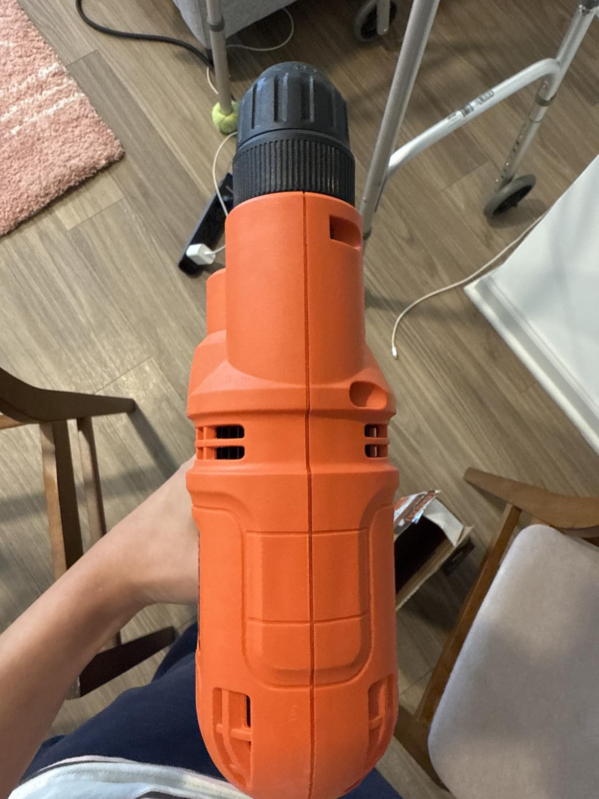 BLACK+DECKER Hammer Drill, 6.5-Amp, 1/2-Inch (BEHD201) customer photo 1