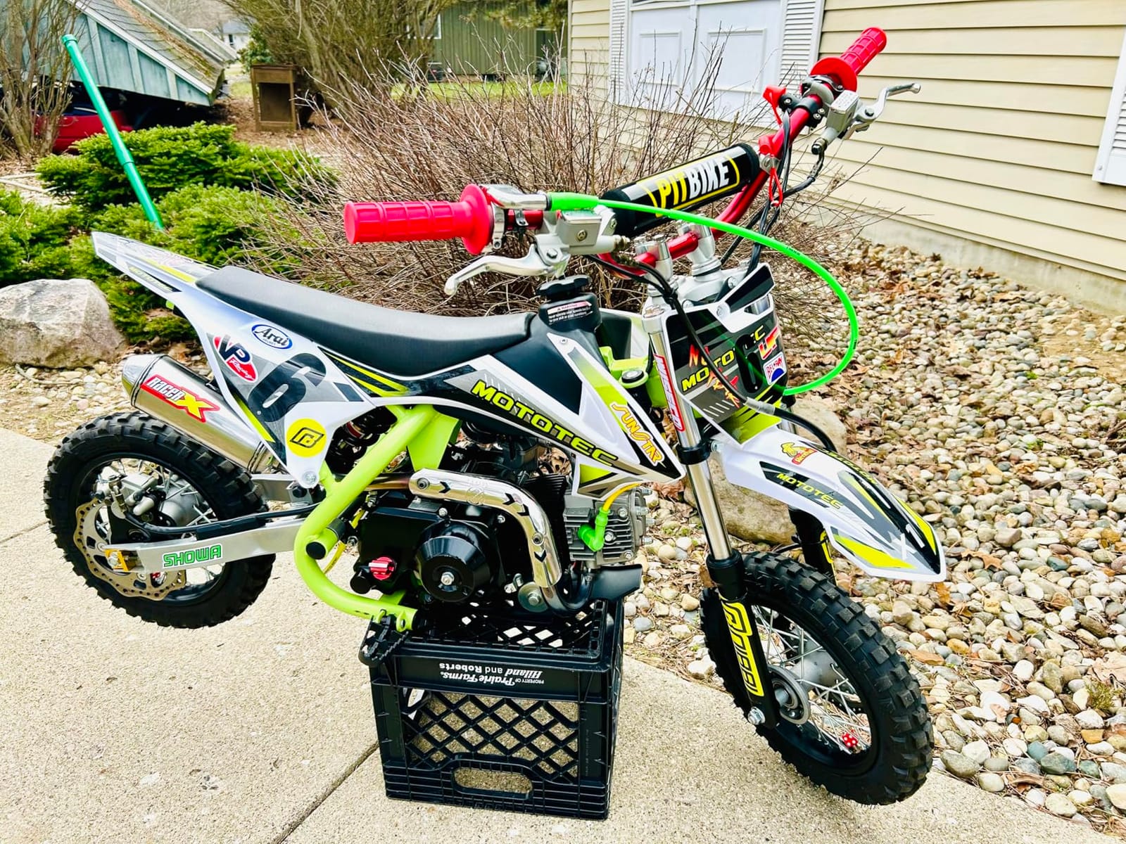 Motocross Dirt Bike Bikes Race Motorcycle Sponsor Logo ATV Skateboard Helmet Tool Box Racing Pack 6 Sheets Grafitti Vinyl Decals Stickers Kit D6721 customer photo 1