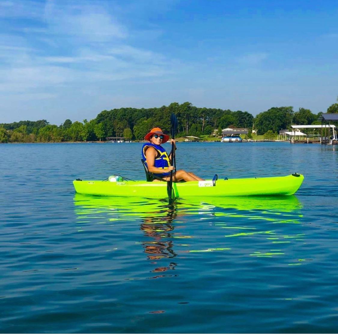 Lifetime Tahoma 100 Sit-On-Top Fishing Kayak, Paddle Included customer photo 2