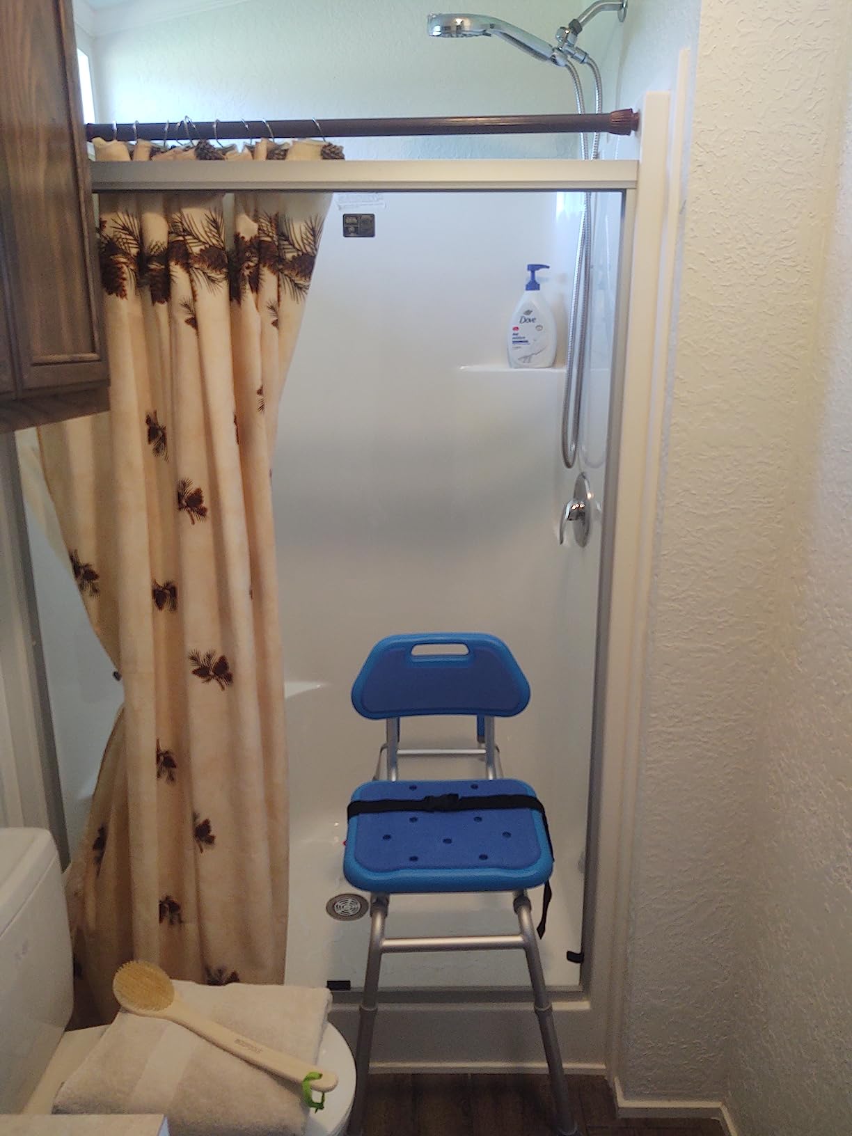 Platinum Health Gateway Premium Sliding Shower Chair Bath Transfer Bench with Swivel Padded Bath Tub Seat for Tubs and Shower, for Handicap & Seniors Mobility & Daily Living, Gray customer photo 1