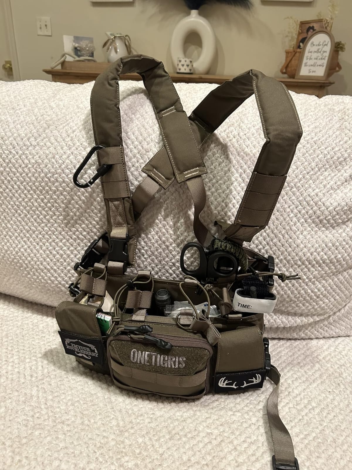 ONETIGRIS Chest Rig, Dangler Pouch for Hunting Shooting Hiking customer photo 1
