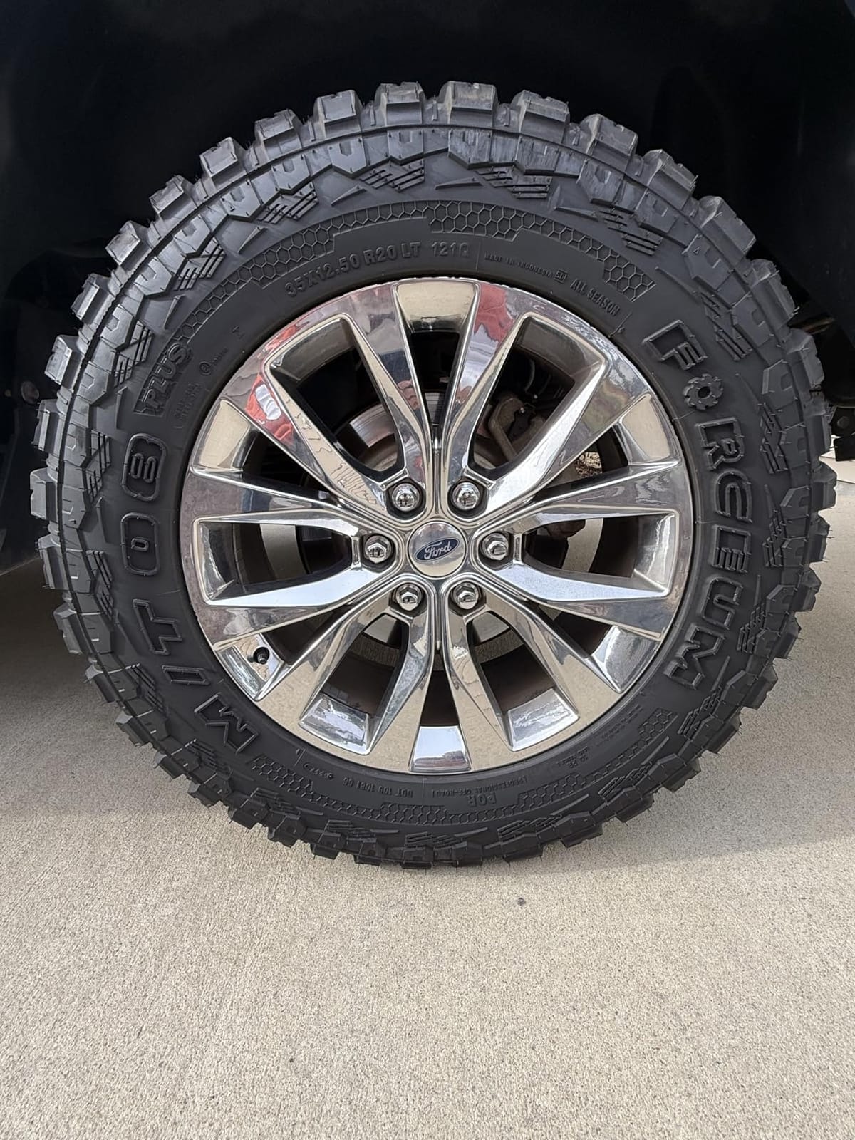 Forceum M/T 08 Plus Mud Off-Road Light Truck Radial Tire-LT265/70R17 265/70/17 265/70-17 121/118P Load Range E LRE 10-Ply BSW Black Side Wall customer photo 2