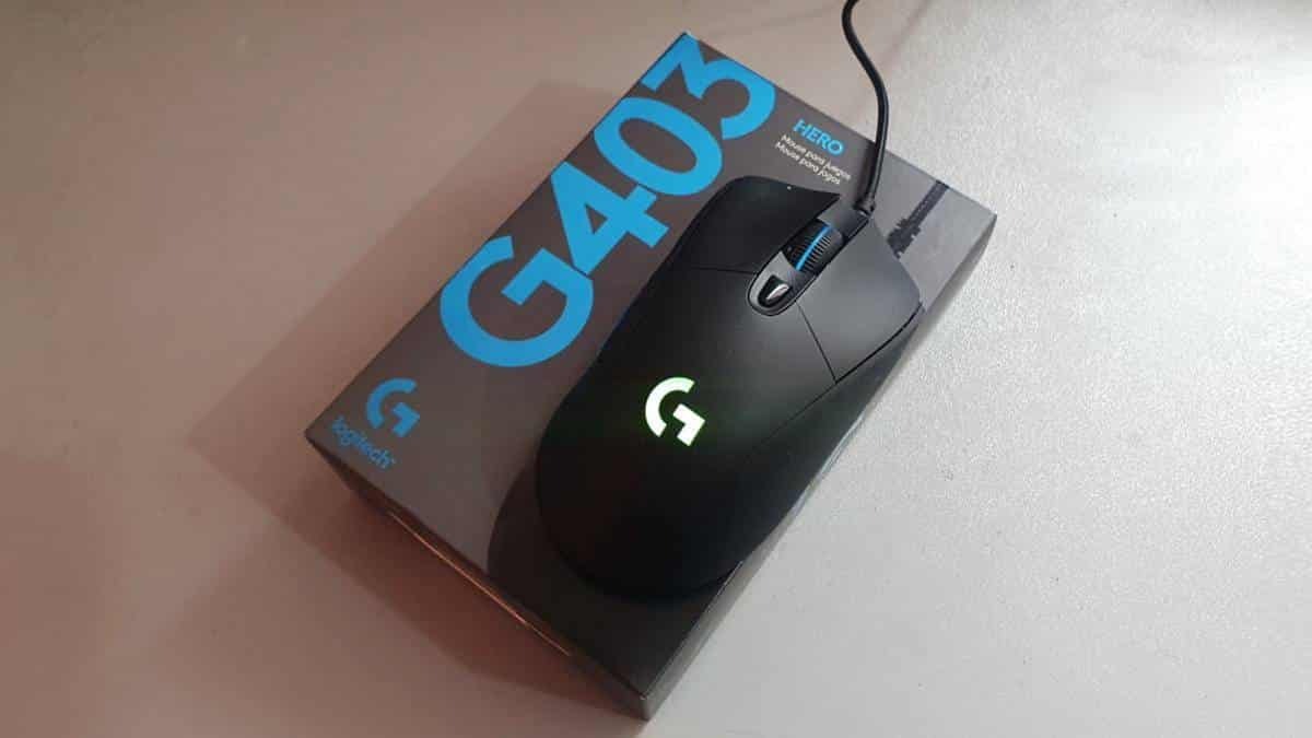 Logitech G403 Hero RGB Gaming Mouse - Black customer photo 2