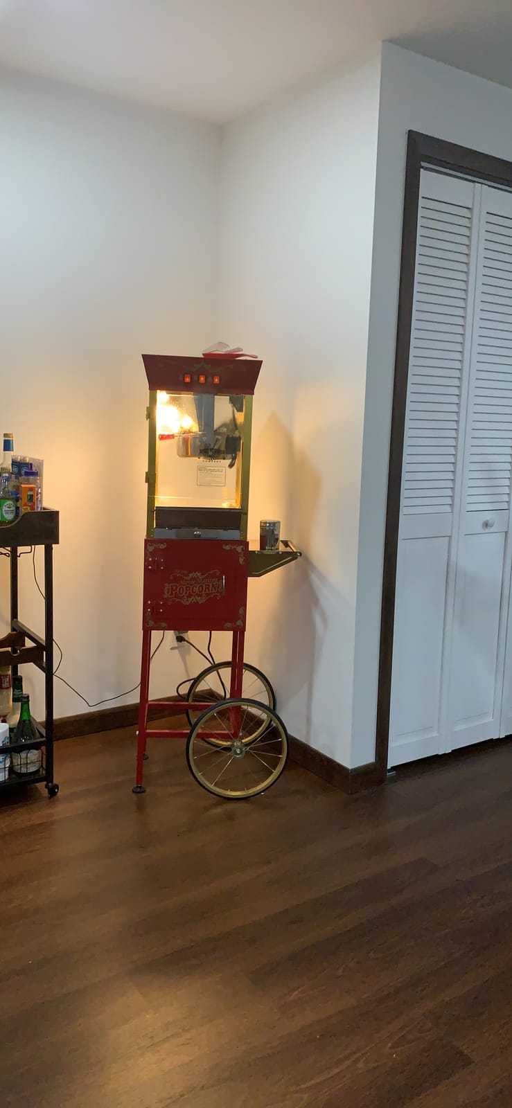 Great Northern Popcorn Matinee 8oz Popcorn Cart Only, Red customer photo 1