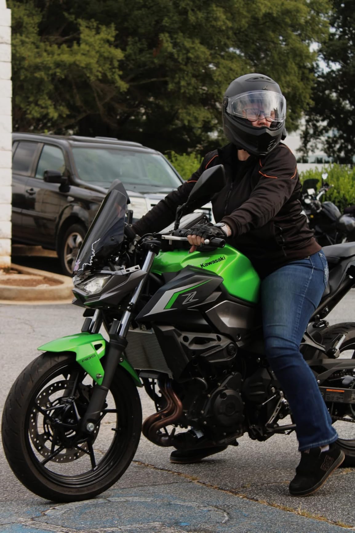 Milwaukee Leather MPL2764 Women's Black Soft Shell Armored Motorcycle Racing Style Jacket with Hoodie customer photo 2