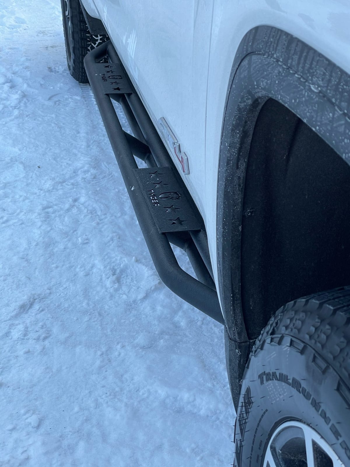 Tyger Auto Star Armor Compatible with 2019-2026 Chevy Silverado GMC Sierra 1500; 2020-2026 2500 3500HD | Crew Cab | TG-AM2C20248 | Side Step Rails Nerf Bars Running Boards customer photo 1