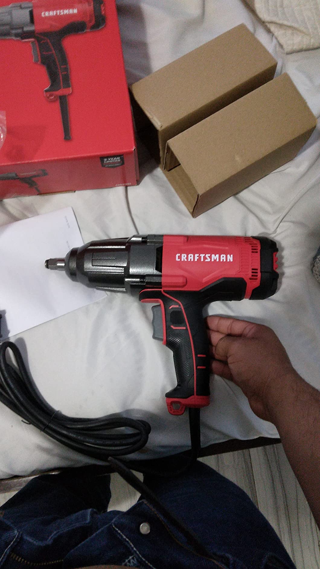 CRAFTSMAN Impact Wrench, 1/2 inch, 7.5 Amp, Corded (CMEF901) customer photo 2