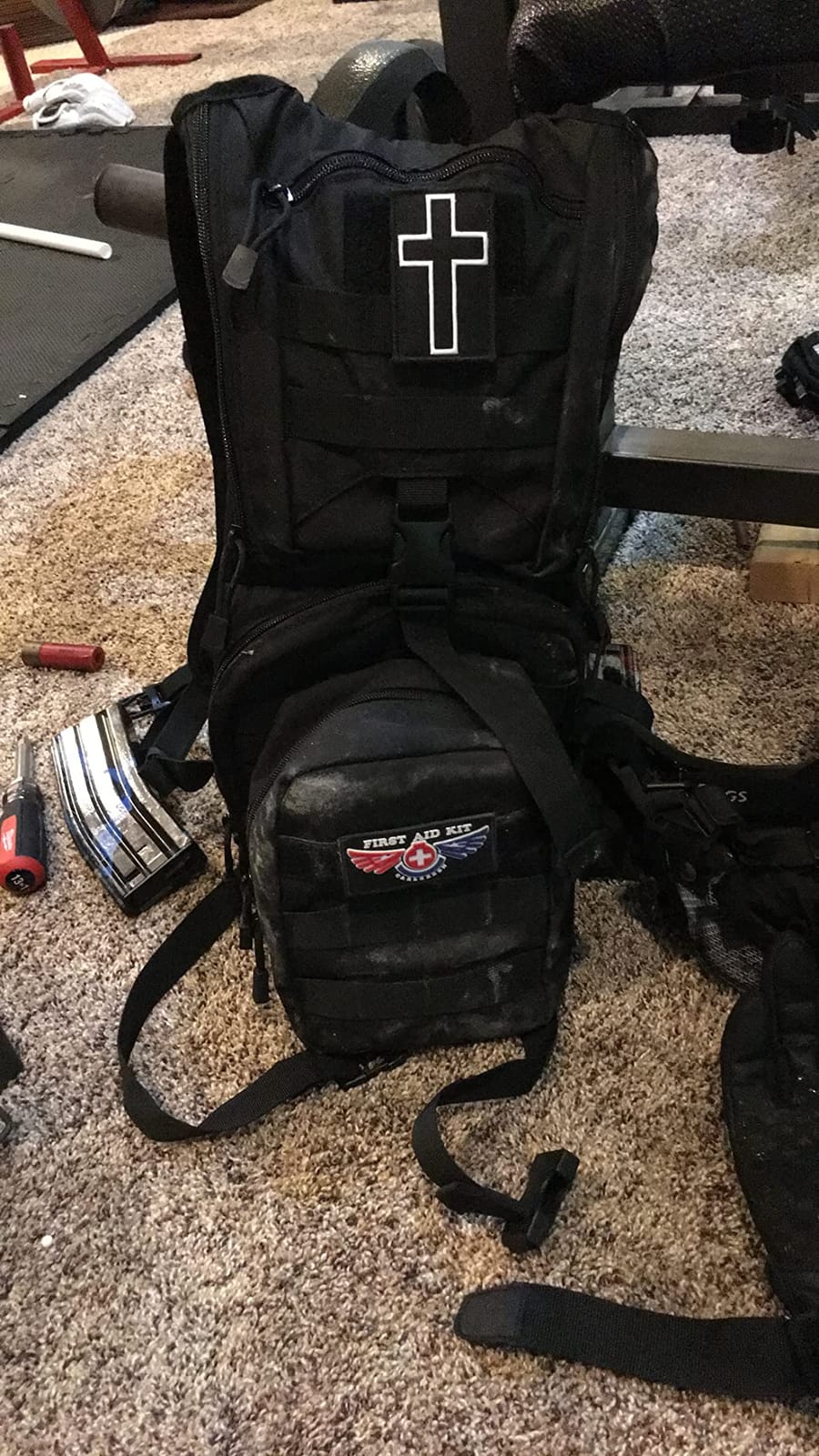 MARCHWAY Tactical Molle Hydration Pack Backpack with 3L TPU Water Bladder customer photo 2