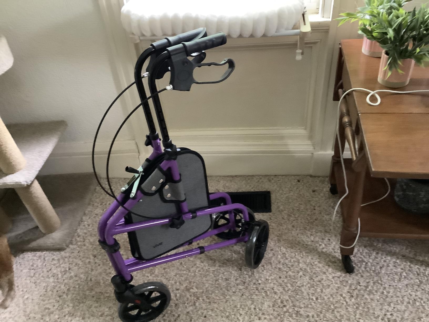 Vive Mobility 3 Wheel Walker for Seniors - Foldable Narrow Rollator Walker customer photo 1