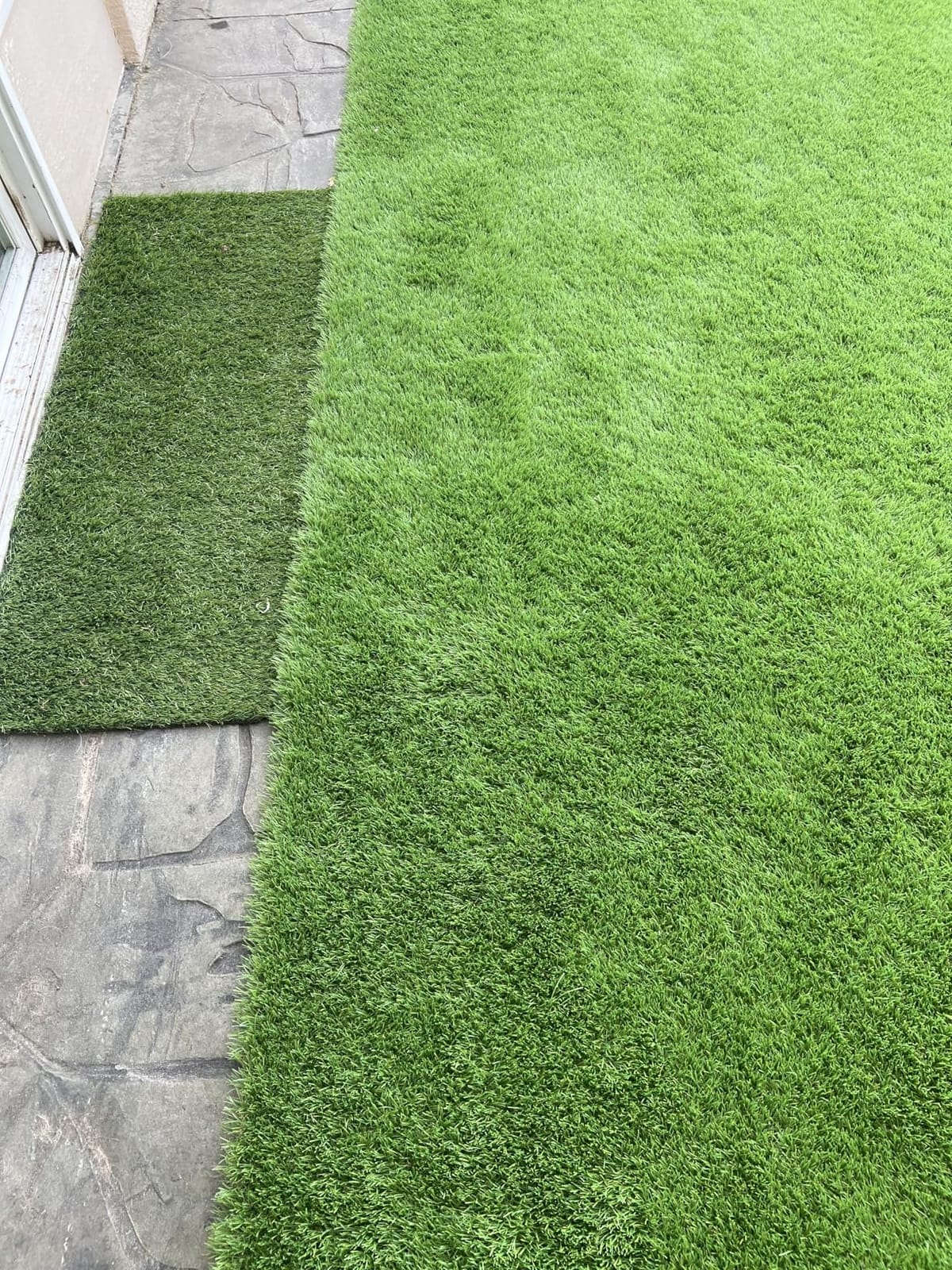 SunVilla Artificial Grass Turf 10 x 10 ft, 1.38 in Pile, Drainage customer photo 2