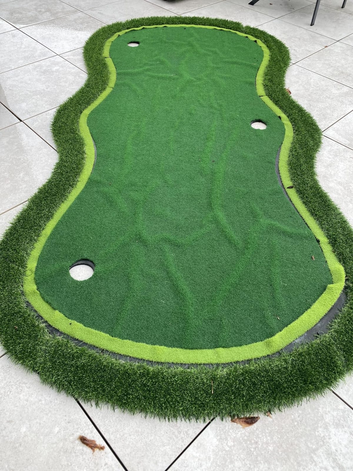 Golf Putting Green Mat,Golf Practice Training Mat for Indoor/Outdoor customer photo 2