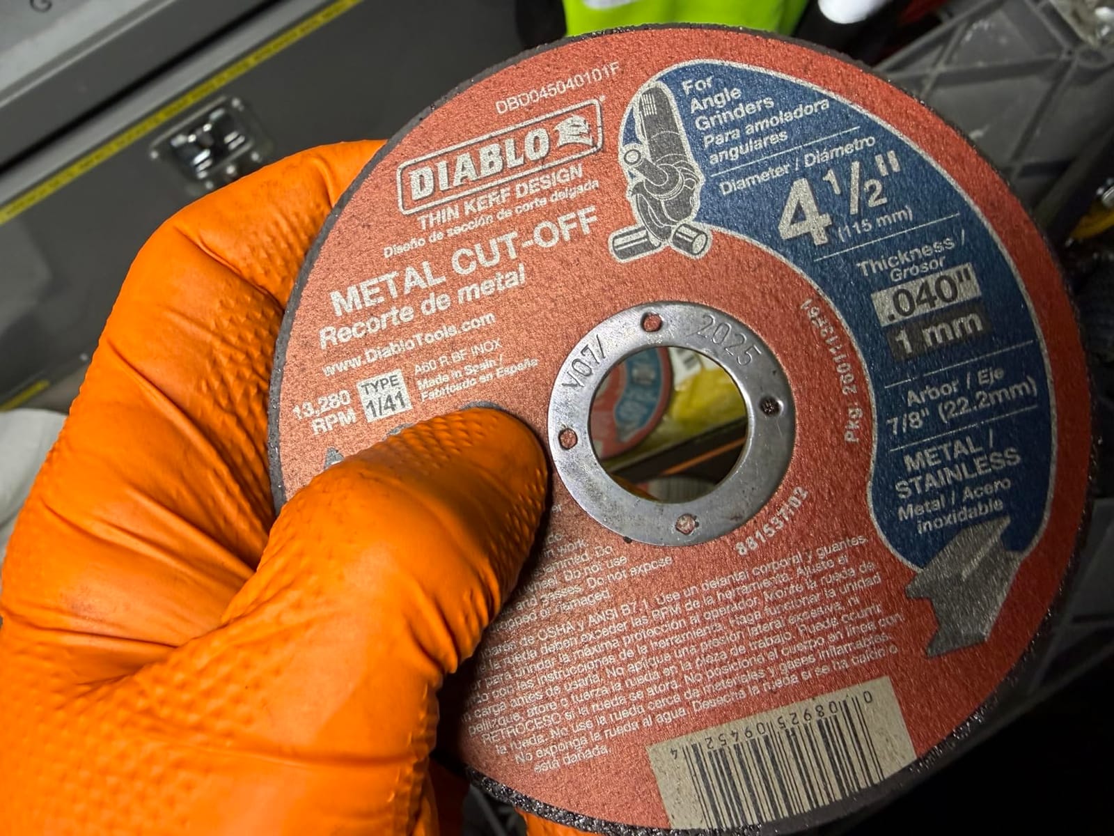 Diablo Metal Cut-Off Disc - 4-1/2