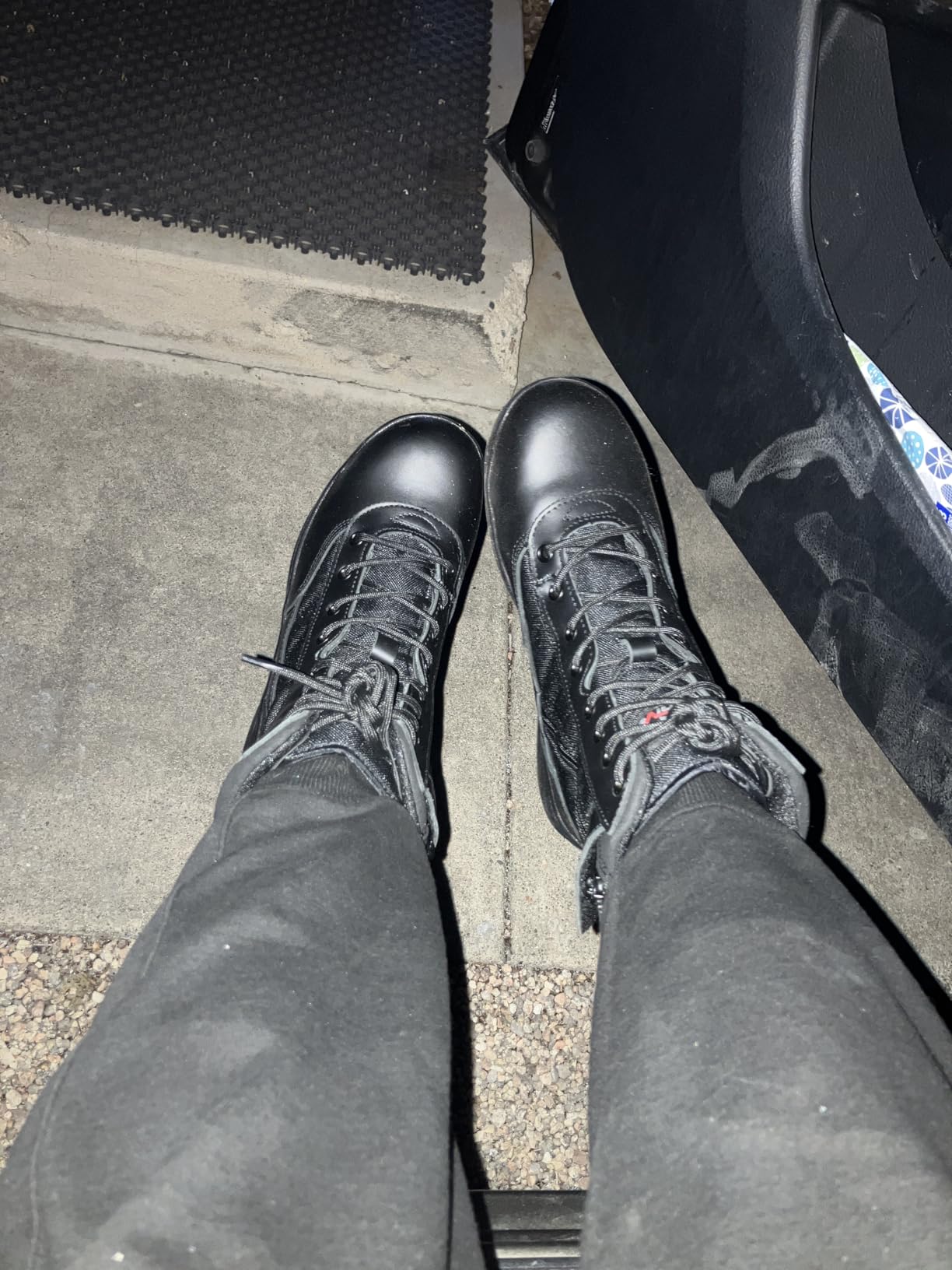 NORTIV 8 Men's Steel Toe Work Boots Side Zipper (TROOPER-STL) customer photo 1