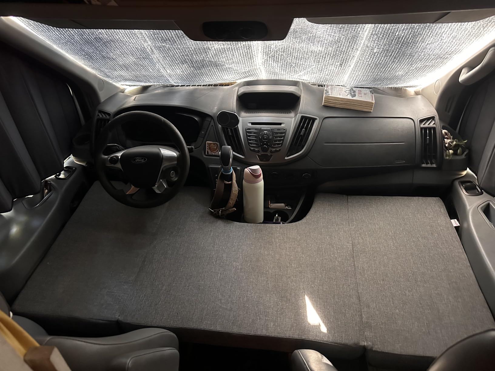 Front Seat Mattress for Ford Transit 150, 250, 350 and Custom Camper RV (2014-2025) Front Cab Bed for Children and Pet customer photo 2