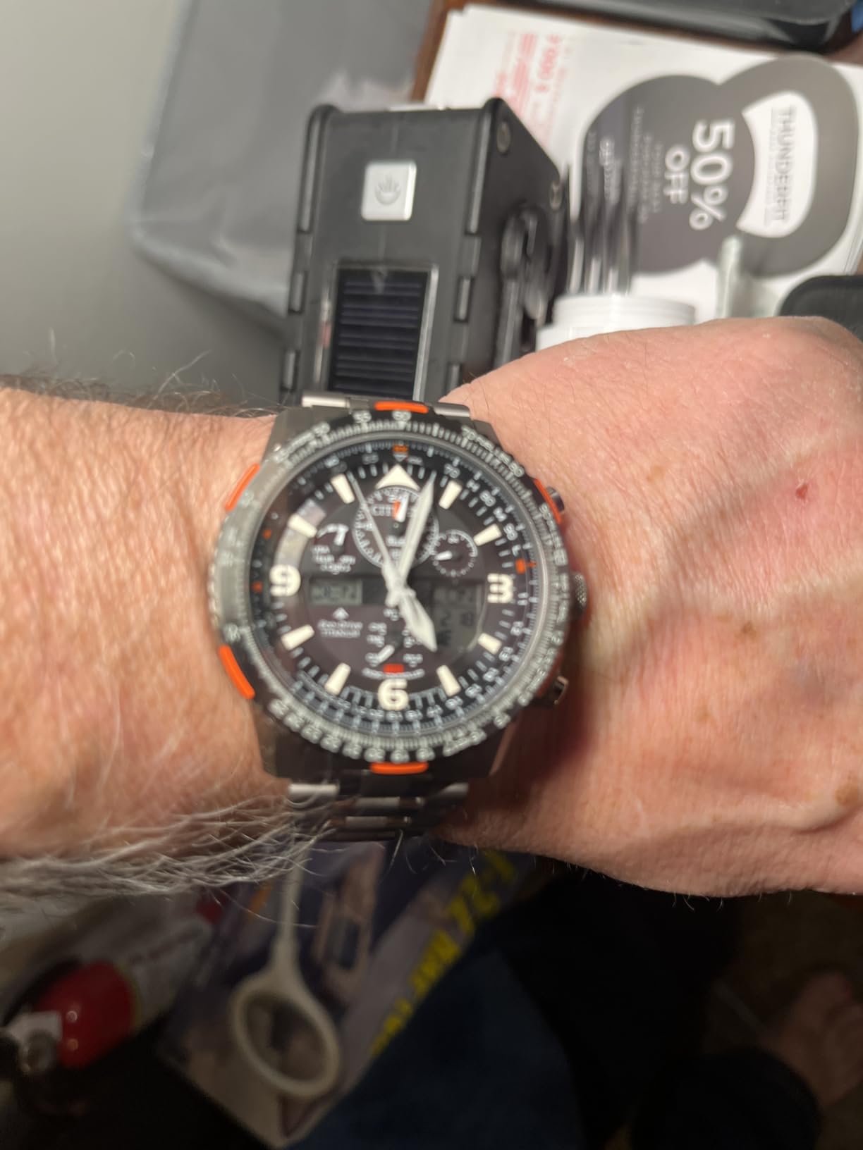 Men's Promaster Air Skyhawk Eco-Drive Pilot Watch customer photo 1