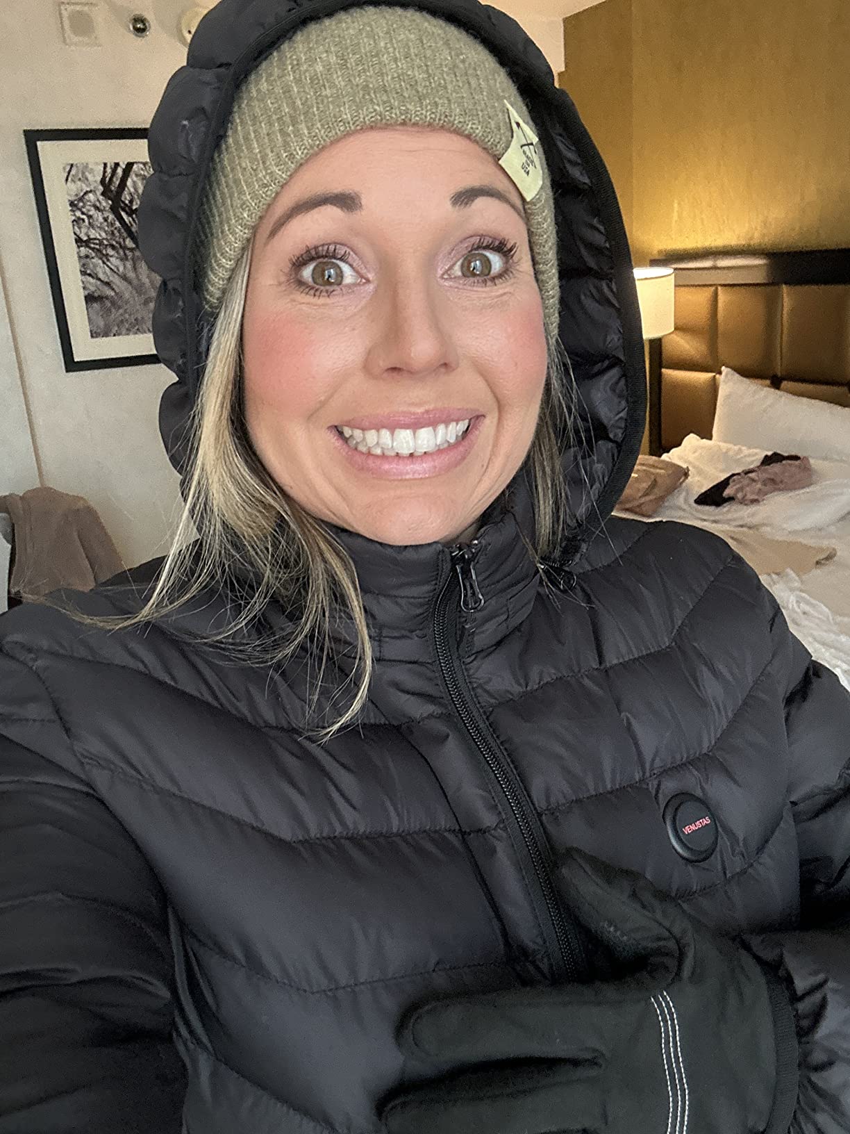 Venustas Unisex Lightweight Heated Jacket with Battery, Up to 10H Warmth customer photo 2