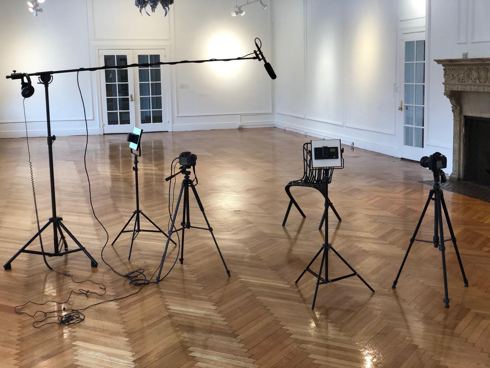 AxcessAbles Heavy Duty Microphone Boom Stand with Weighted Tripod Base | 80-inch Height Overhead Mic Stand | 96 Inch Boom Arm Stand | Shotgun Video Mic Stand | All Metal, No Plastic Parts customer photo 1