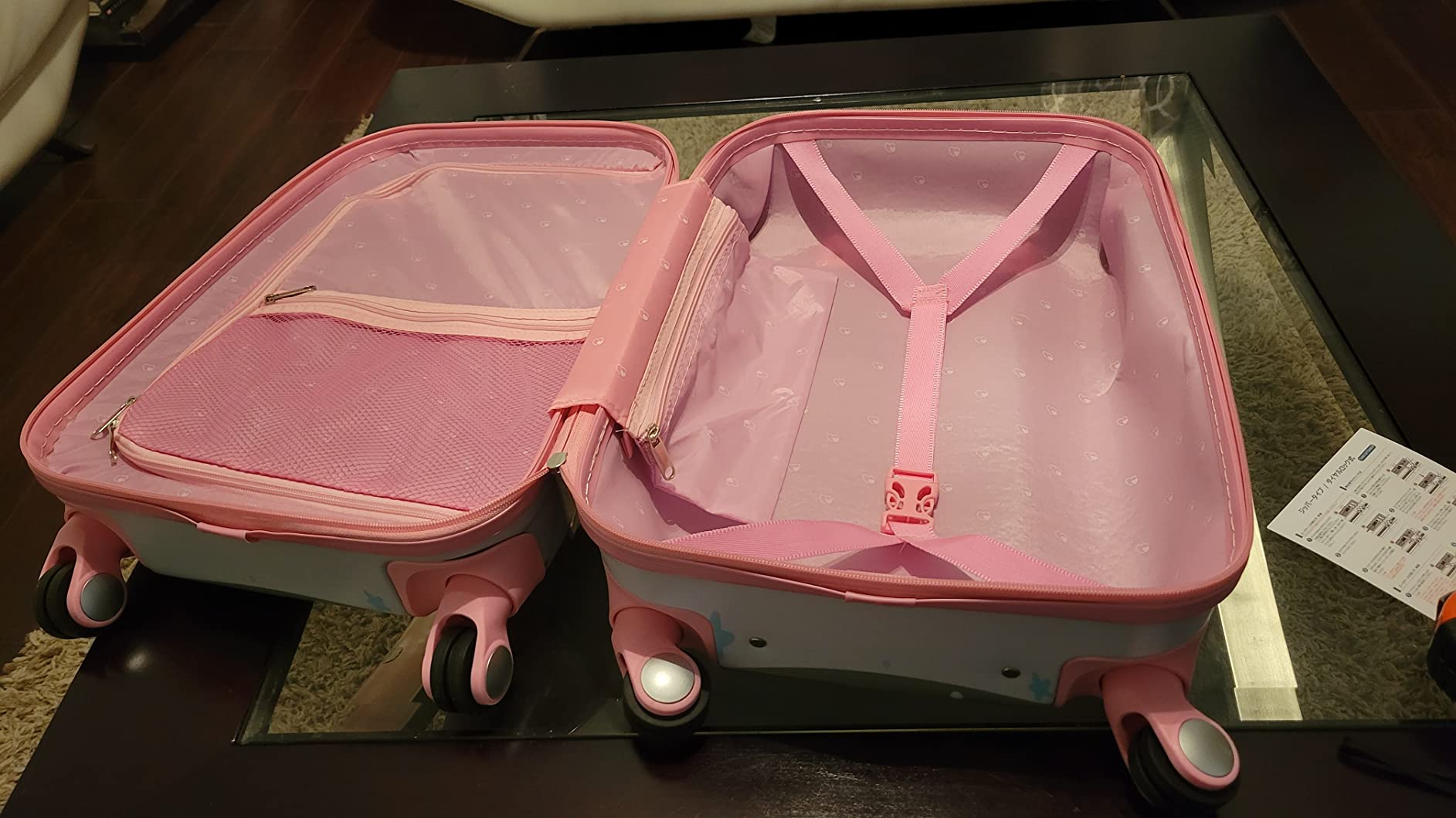 GURHODVO Kids Carry On Luggage for Boy's, Girl's Children Rolling Suitcase with 4 Spinner Wheels Hardshell Case for Toddler to Travel (airplane) customer photo 1