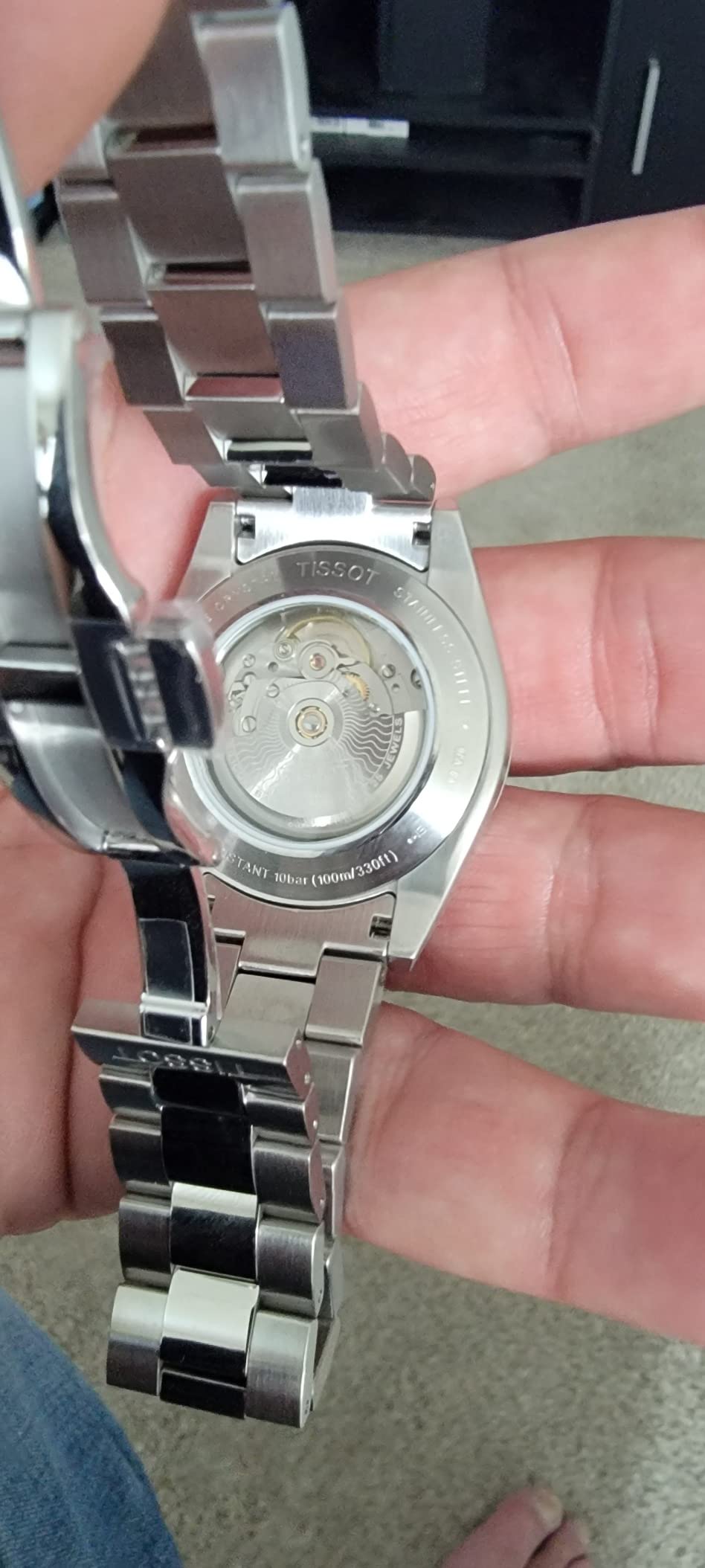 Mens Gentleman Stainless Steel Dress Watch Grey T1274071105100 customer photo 2