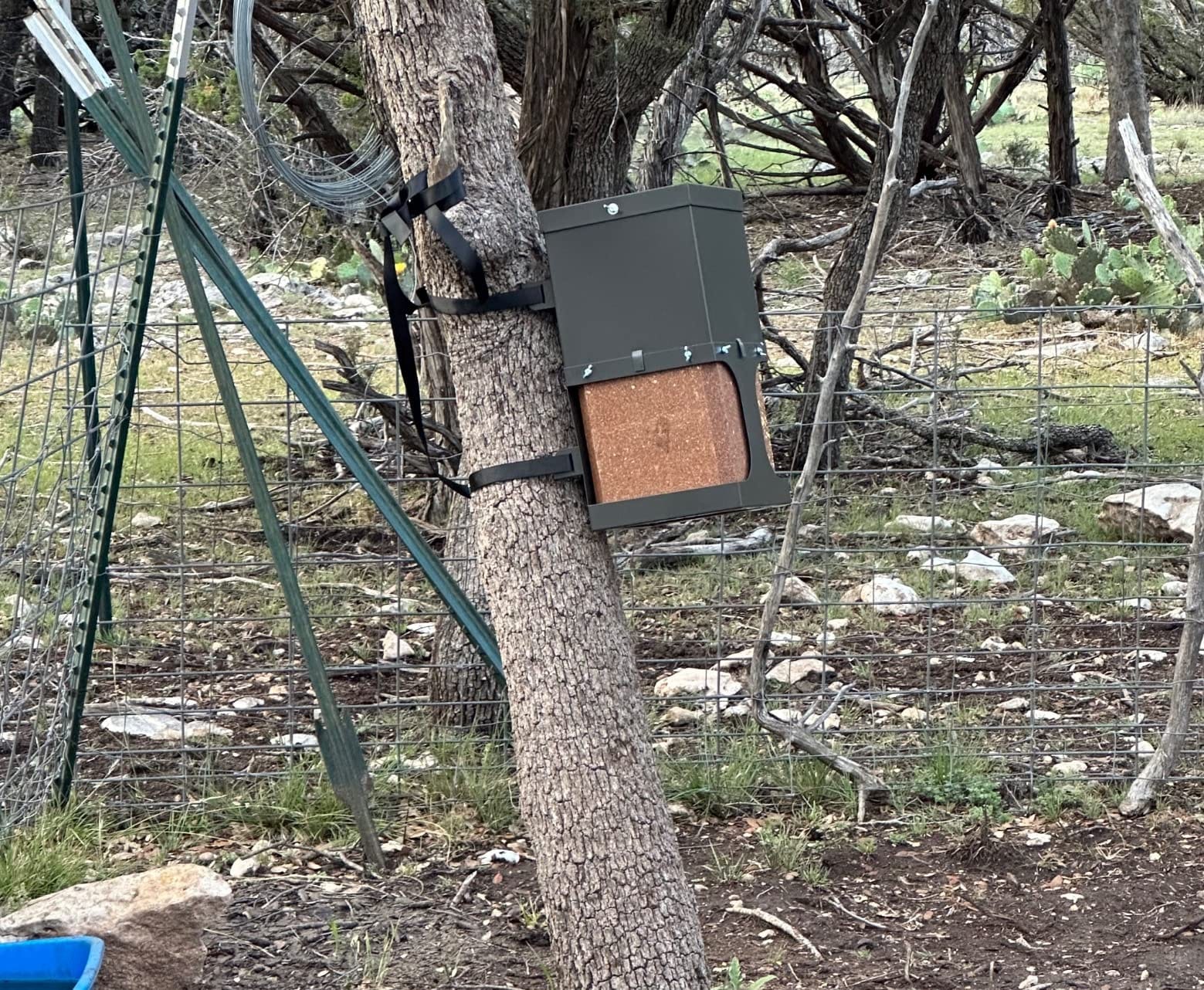 ASF All Seasons Feeders - EZ Block Deer, Wildlife and Farm Animal Feeder - Holds Salt, Mineral, Wormer & Other Standard Feed Supplement Blocks customer photo 1