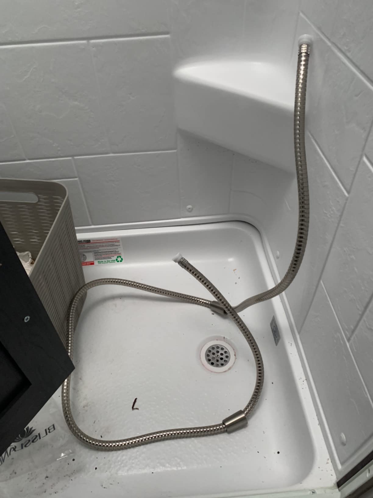 ETL Oxygenics 92489 Fury RV Handheld Shower - Brushed Nickel, 72 inch Hose length customer photo 1