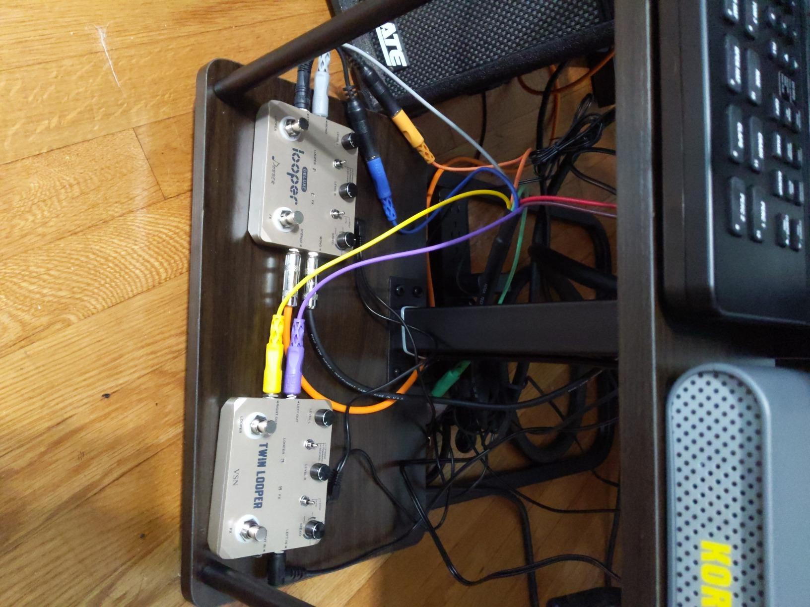 VSN Looper Pedal, Stereo Guitar Loop Pedals, Guitar Effect Pedal Loop Station Multi-function 11 Types of Play with 10 Minutes Loop Time, 44.1kHz/24Bit Guitar Effects Pedal customer photo 2