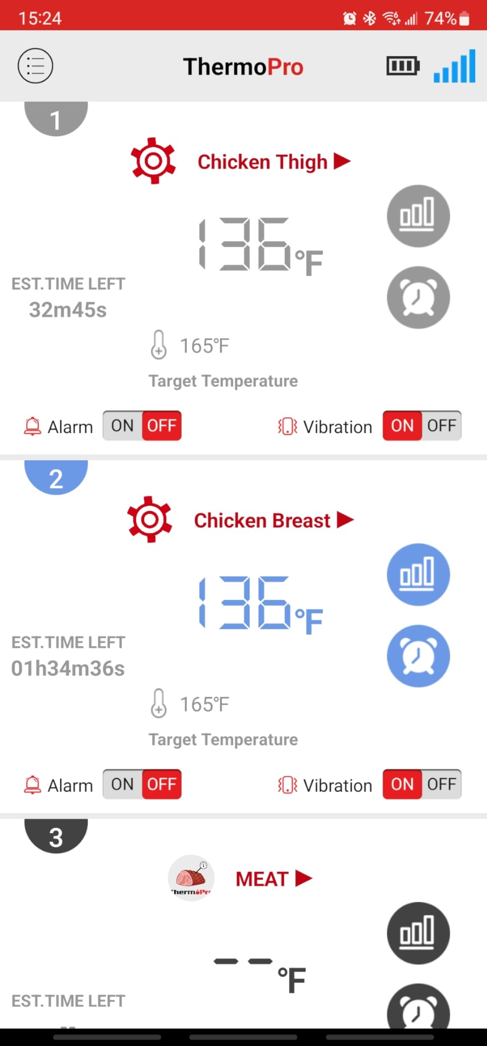 TempPro TempSync 650ft Bluetooth Meat Thermometer for Cooking with 4 Probes customer photo 1