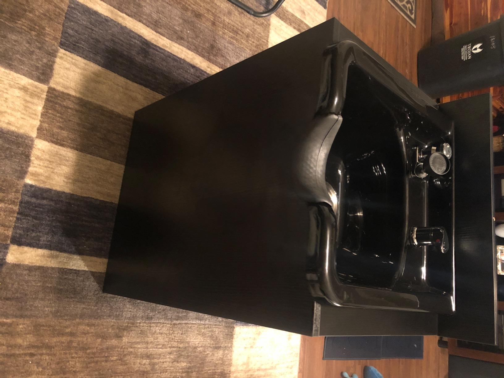 BarberPub Shampoo Backwash Sink Station for Salon 7134 (Black) customer photo 1