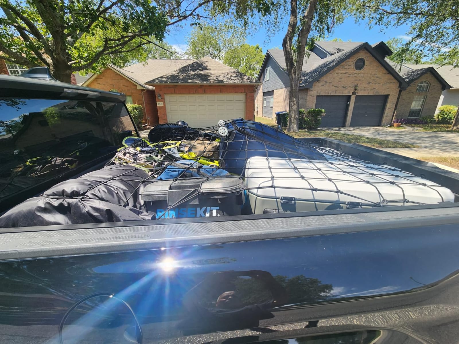 Cargo Net for Pickup Truck Bed – Truck Bed Net with 12 Metal Carabiners customer photo 1