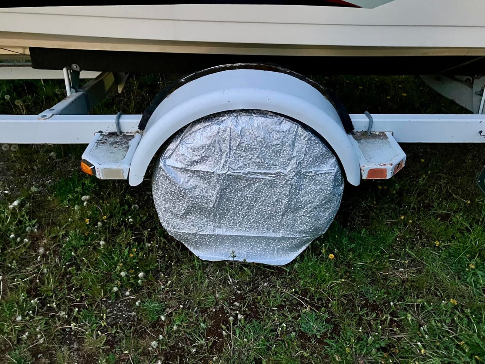 MOONET Tire Covers for RV Wheel (4 Pack Black), Oxford Waterproof UV Sun Protectors for Motorhome Boat Trailer Camper Van SUV, D81cm x H28cm for Diameter 30