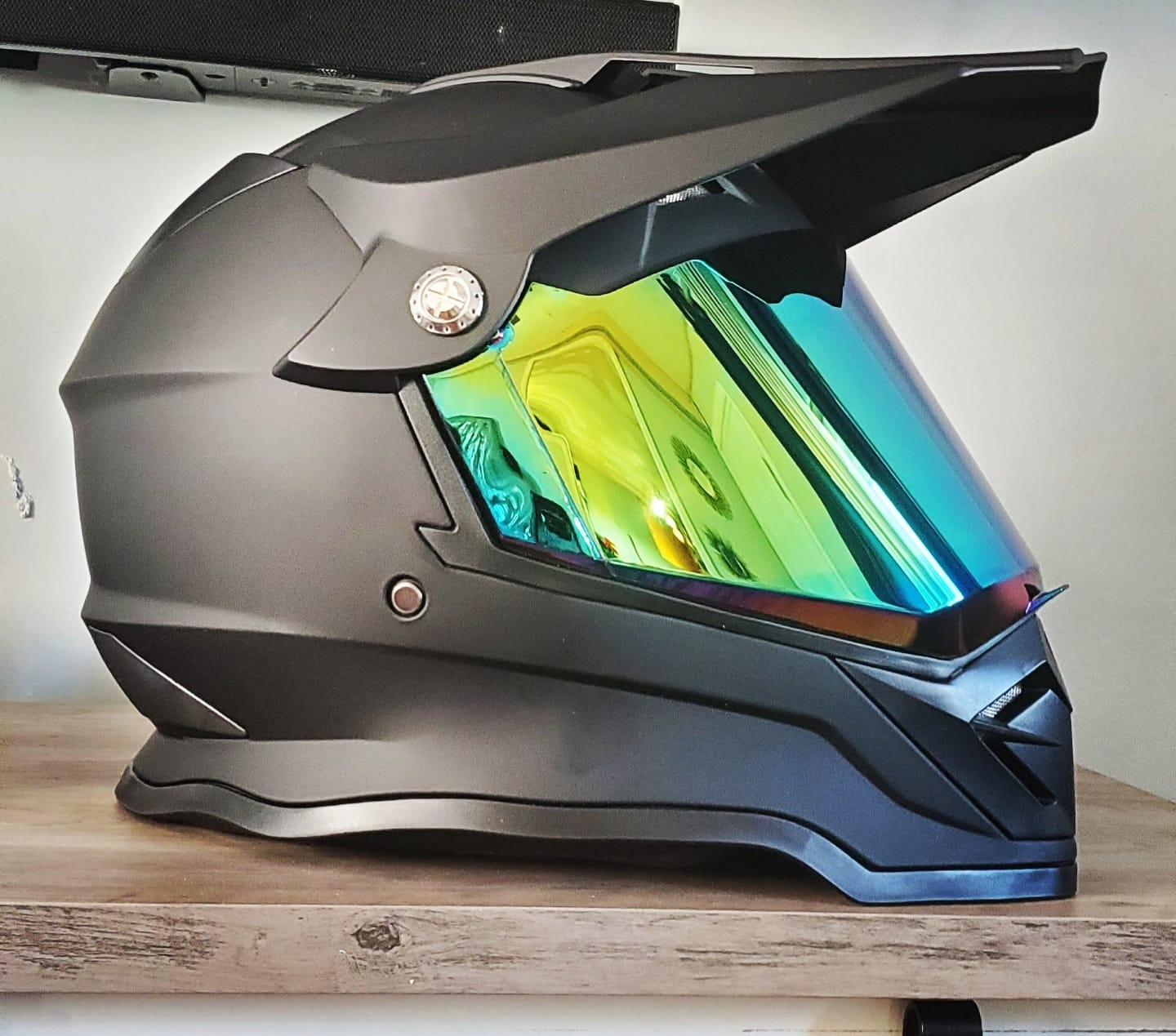 GDM Dual Sport Motorcycle Helmet customer photo 1