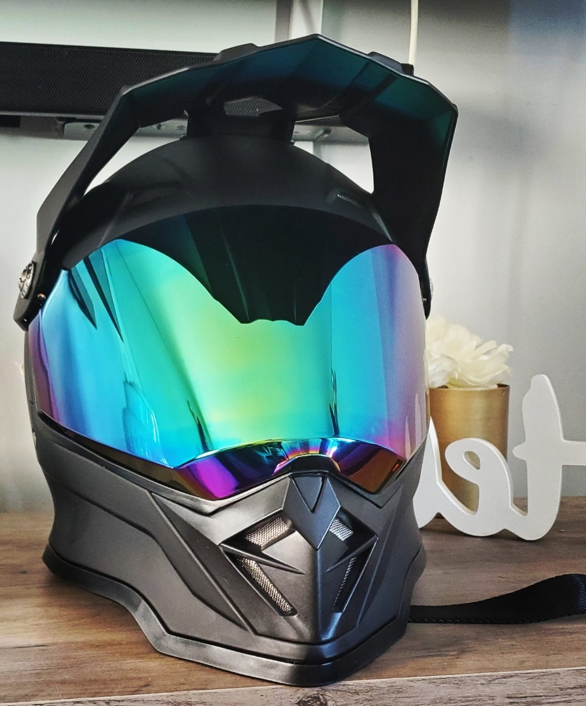 GDM Dual Sport Motorcycle Helmet customer photo 2