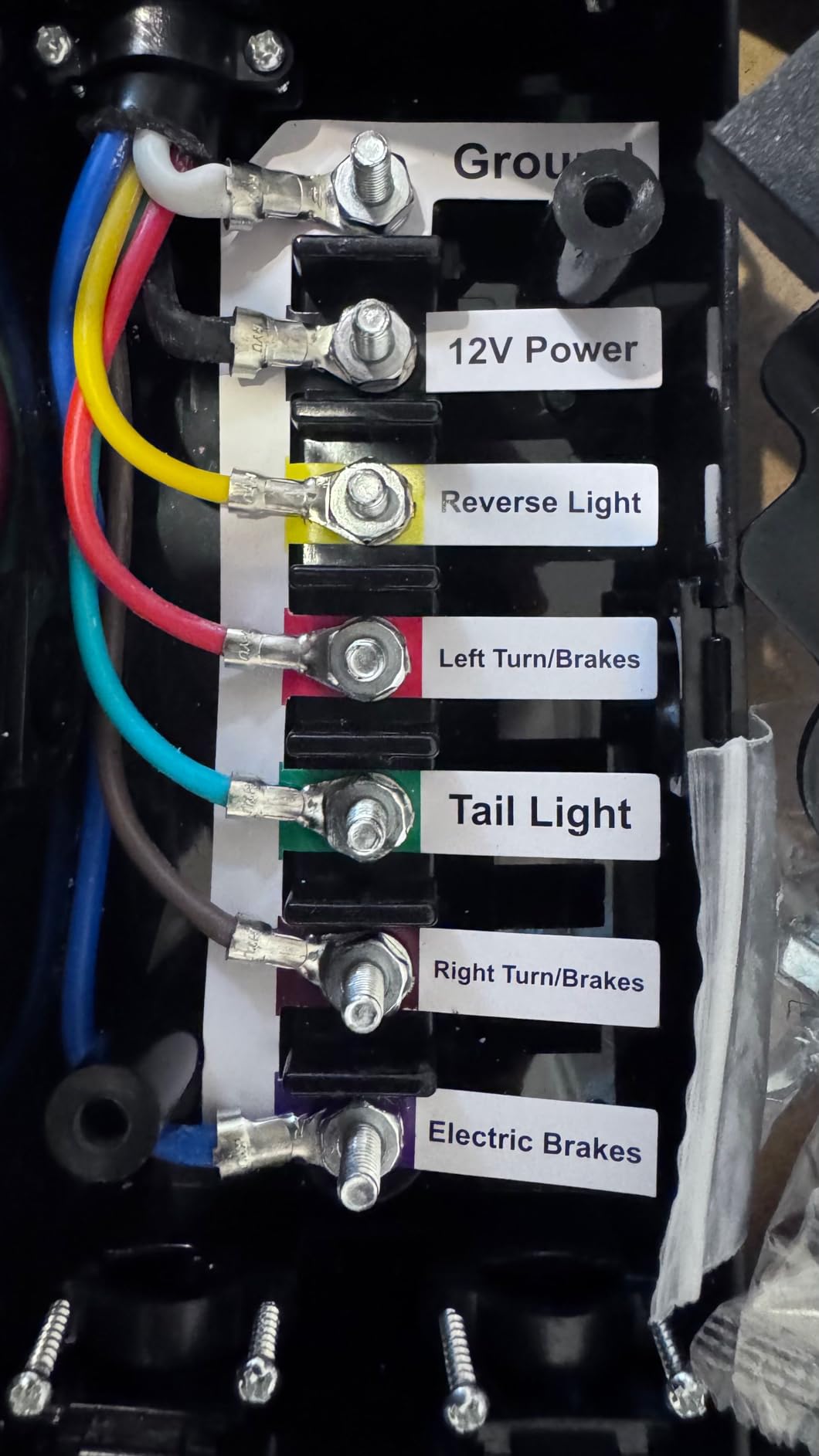 RVGUARD 7 Way 8 Foot Trailer Cord with 7 Gang Junction Box Kit customer photo 2