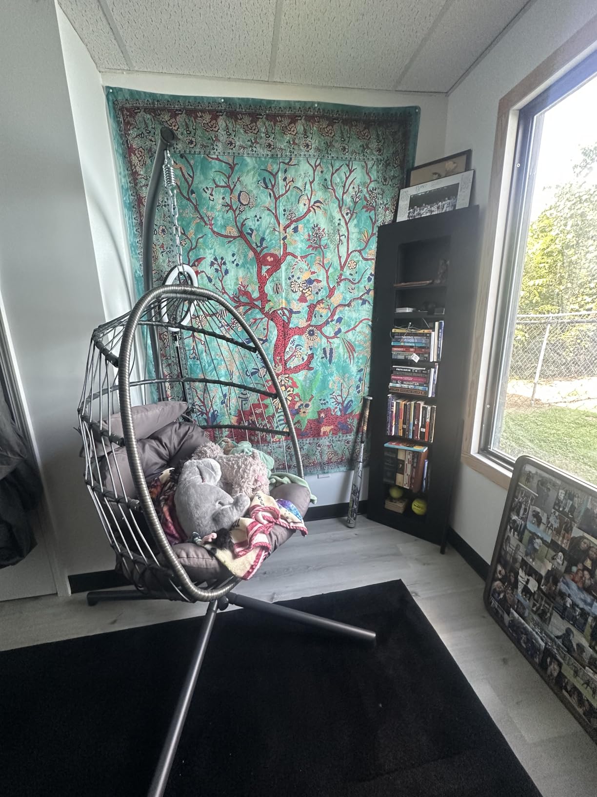 Brafab Swing Egg Chair with Steel Stand for Indoor Outdoor Patio Porch customer photo 2