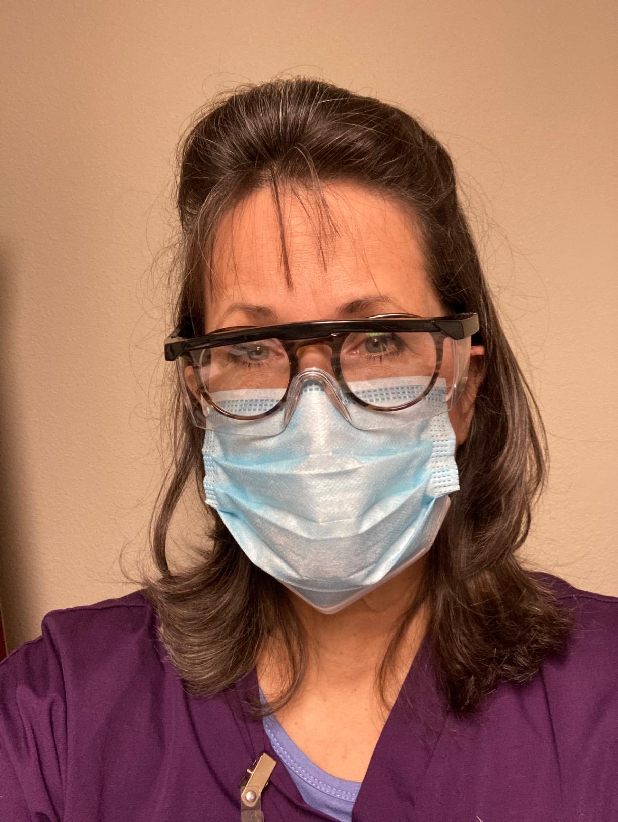 Safety Goggles Protective Eyewear Goggles, Anti Droplet Debris Googles for Work Lab customer photo 2