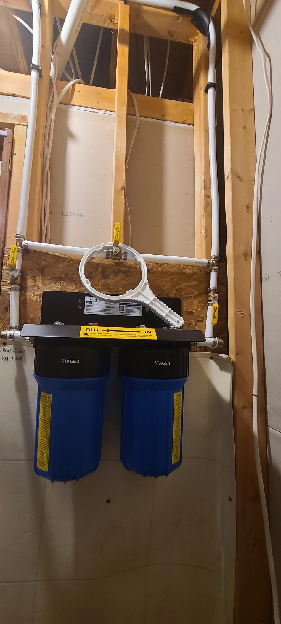 iSpring WGB21B-PB 2-Stage Lead & Chloramine Whole House Water Filter System customer photo 2
