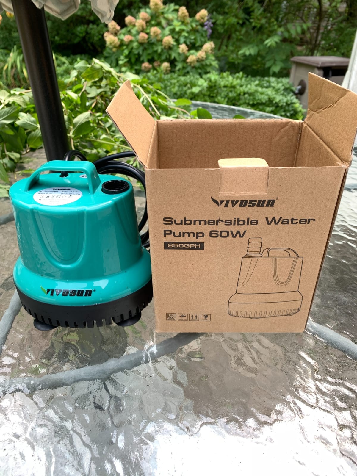 VIVOSUN 1150GPH Sub Water Pump for Fish Tank, Pond, Aquarium, Hydroponics customer photo 1