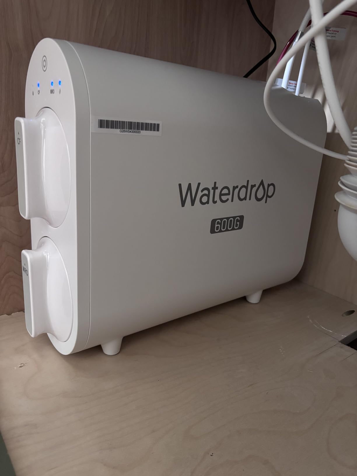 Waterdrop G2P600 Under-Sink RO System, 600 GPD Tankless Water Filtration customer photo 1