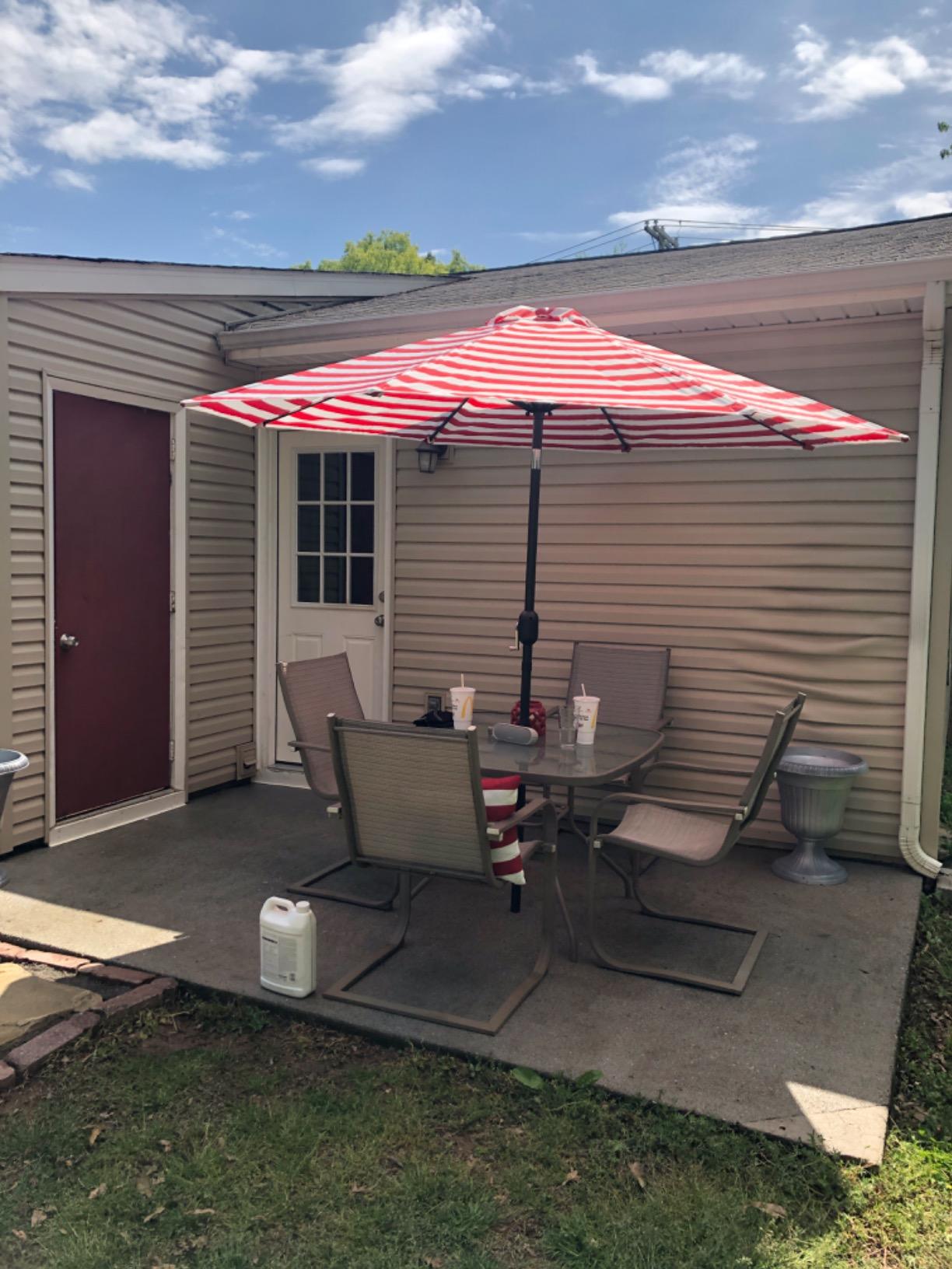 ABCCANOPY 9FT 3-Tier Patio Outdoor Market Umbrella, Khaki customer photo 1