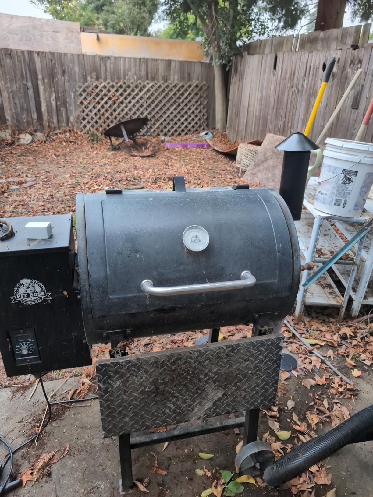 Pellet Grill Smoke Stack Chimney Replacement for Pit Boss, Traeger & Camp Chef, Adjustable Smoker Chimney with Umbrella, Gasket & Mounting Hardware, Stainless Steel, Smoke Control customer photo 2