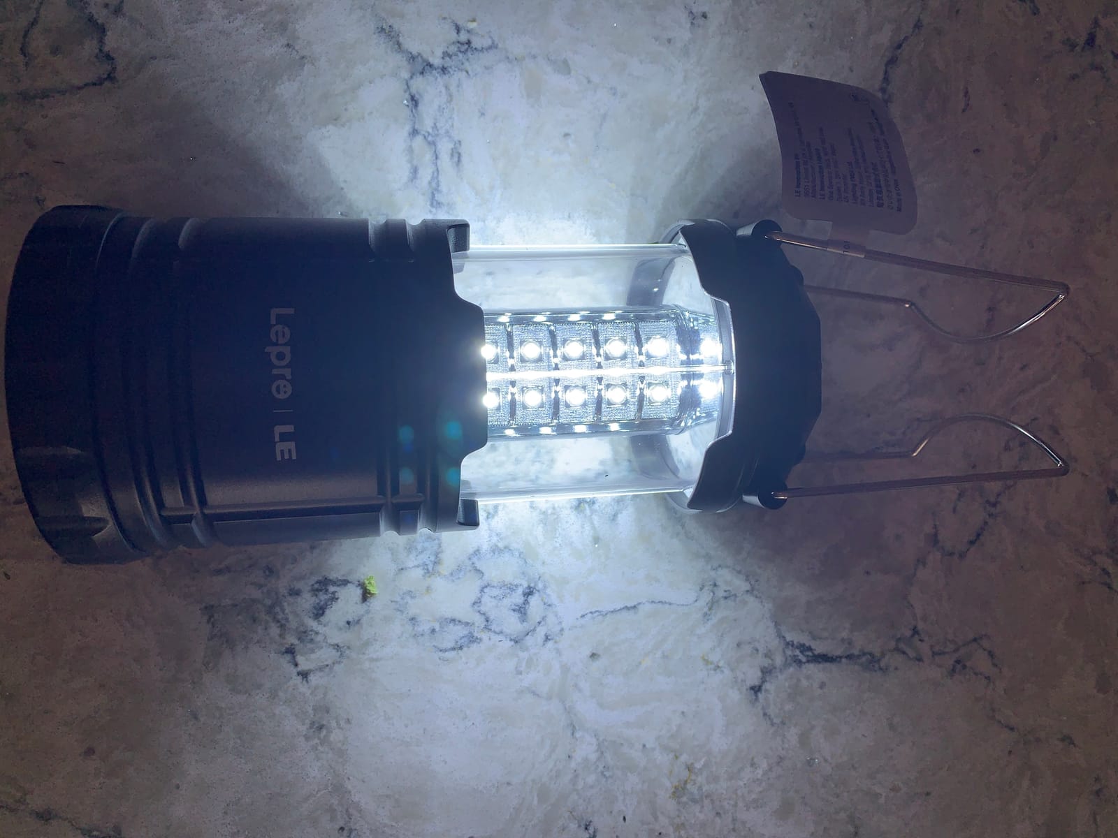 Lepro LED Camping Lanterns Battery Powered, Collapsible, IPX4 Water Resistant, Outdoor Portable Lights for Emergency, Hurricane, Storms and Outages customer photo 2