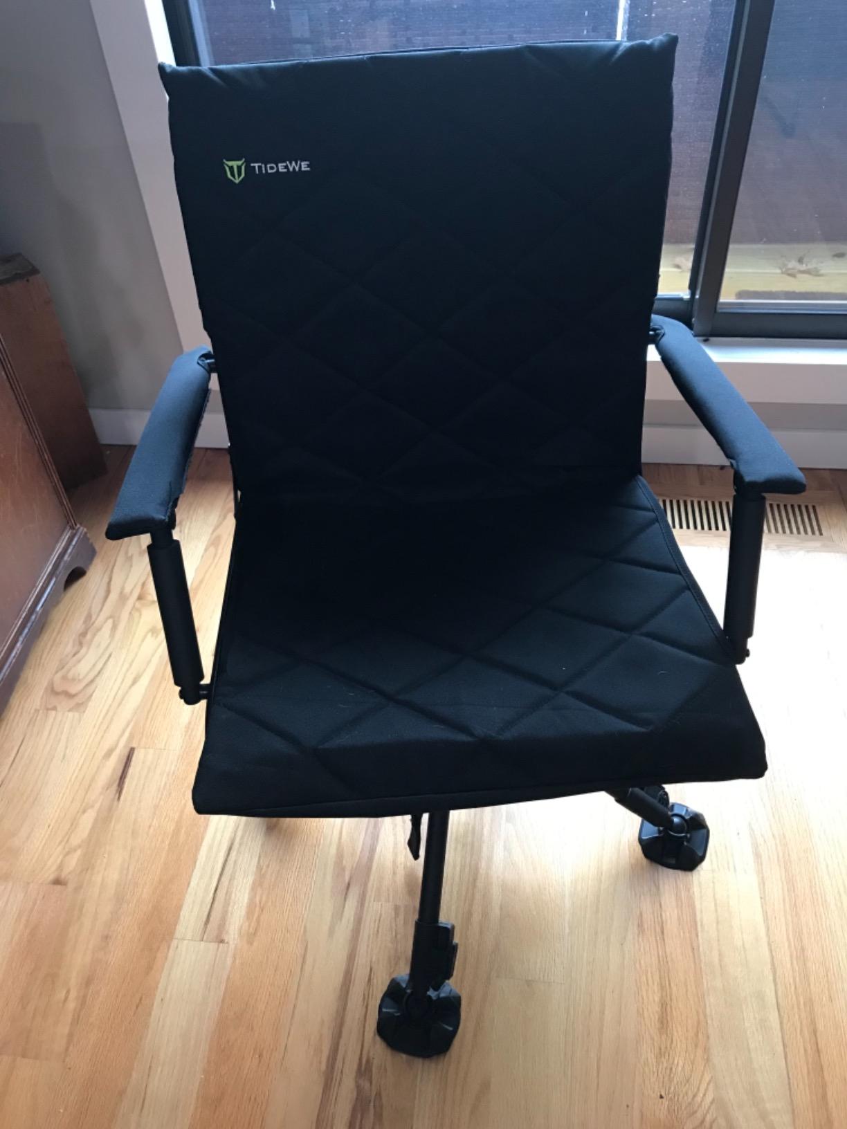 TIDEWE Hunting Chair with Seat Cover, 360° Silent Swivel Seat, Standard customer photo 1