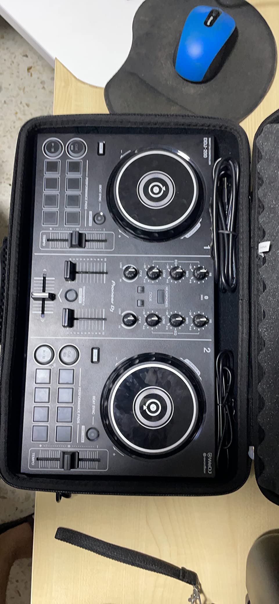 khanka Hard Travel Case Replacement for Pioneer PRO DJ (DDJ-200) Pioneer Smart DJ Controller customer photo 2