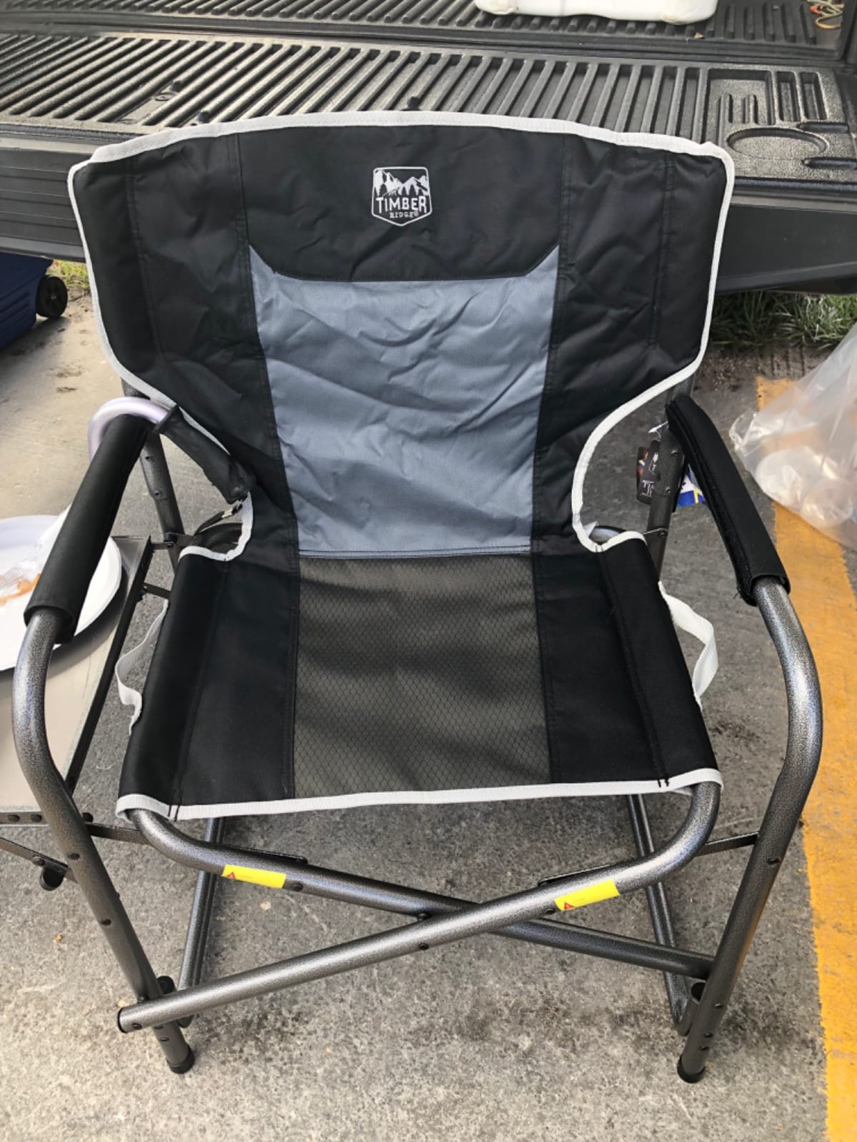 TIMBER RIDGE Aluminum Oversized Camping Chair, Support 400lbs customer photo 2