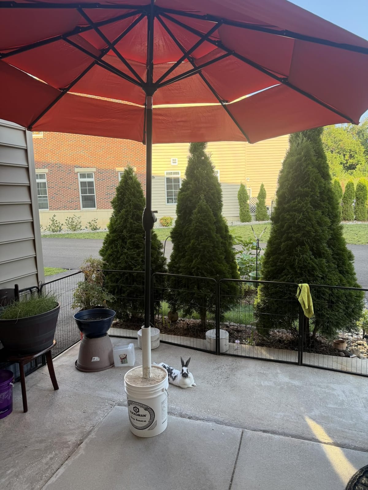 10 ft Patio Umbrellas 3 Tier Vented for Outdoor Garden, Orange Red customer photo 1