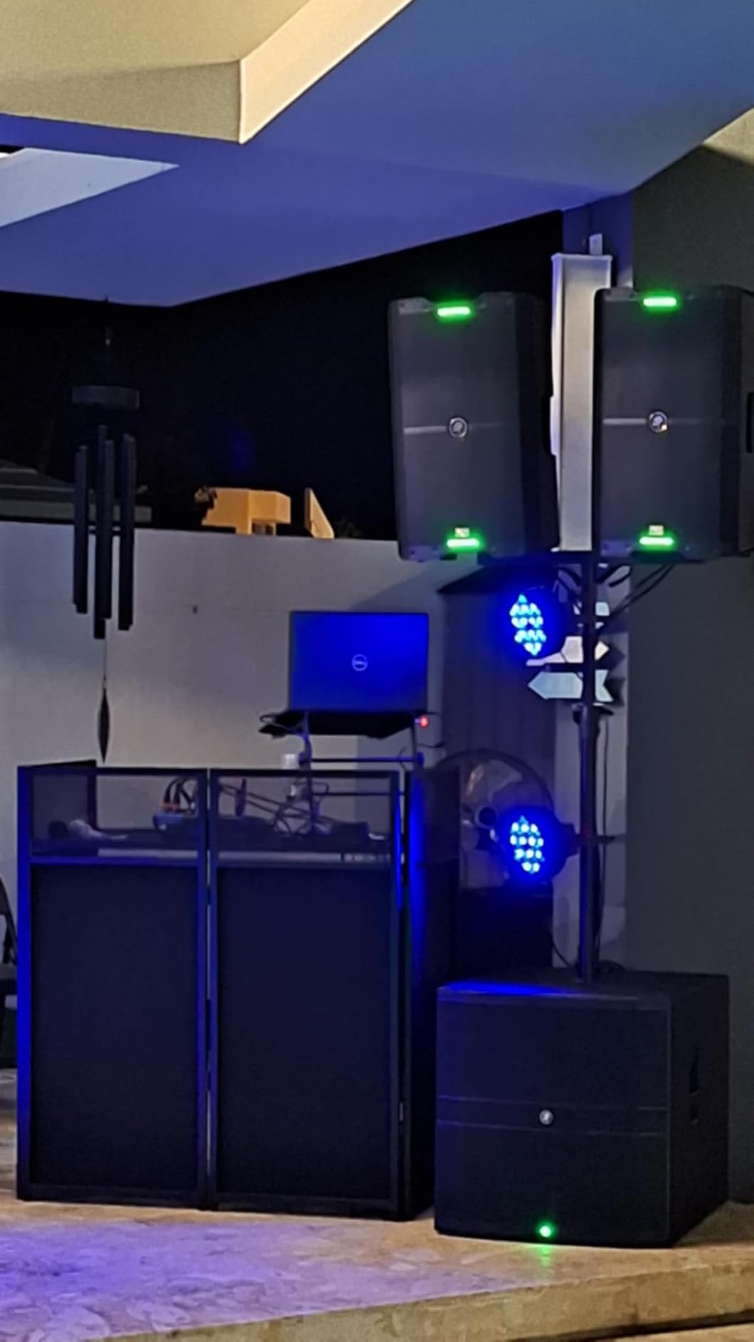 Rockville Rockbooth Black DJ Event Booth Facade with Built in Table, Bag customer photo 2