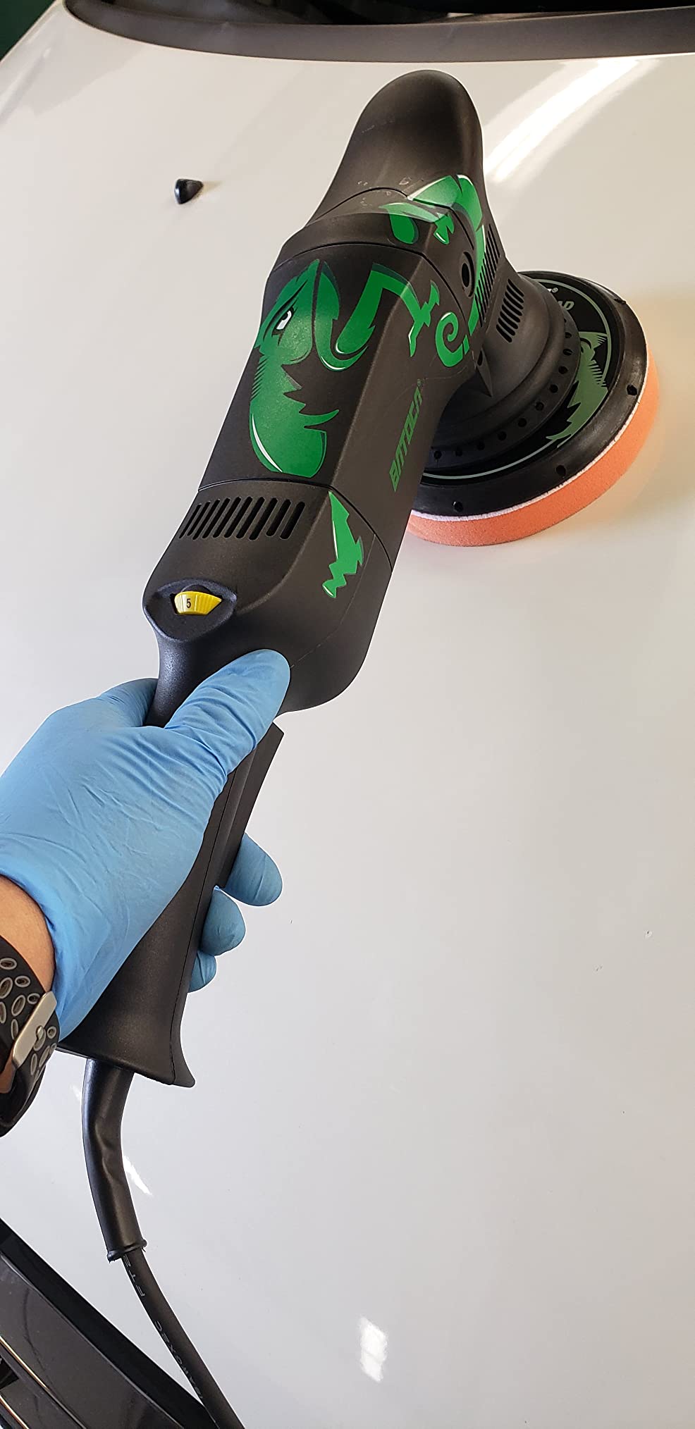 BATOCA 2026 New Dual Action Polisher, 15mm Random Orbital Car Buffer customer photo 2