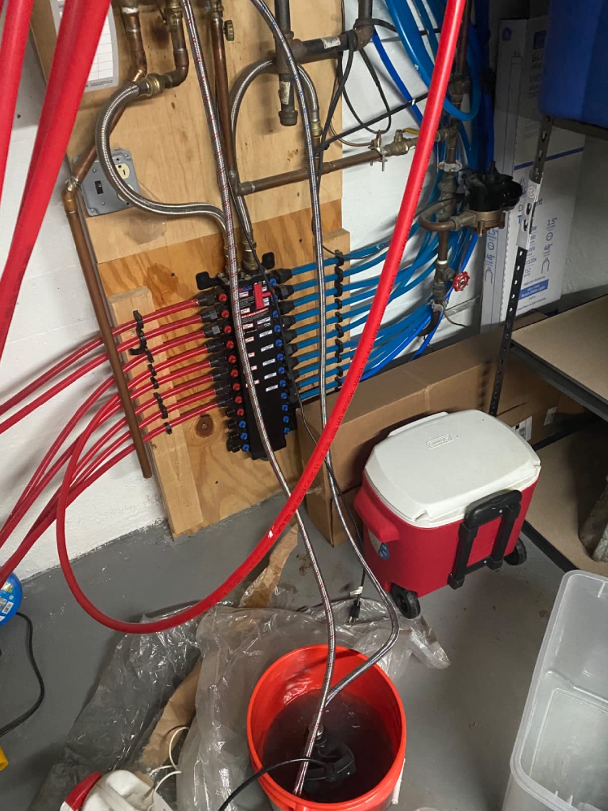 DrainX Tankless Water Heater Descaling Flush Kit - 3.5 Gallon Bucket, Heavy Duty 1/6 HP Pump, Steel Hoses, Maintenance Card, Instructions - Just add Vinegar or Descaler! customer photo 1